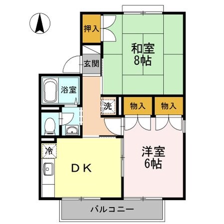 グレイスタウンＣの物件間取画像